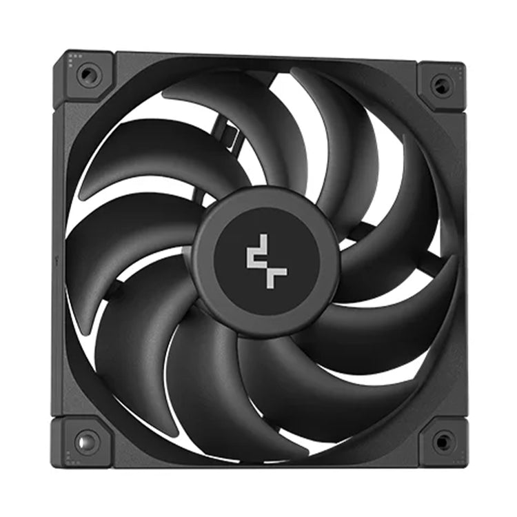 DEEPCOOL MYSTIQUE 240 Liquid CPU cooler - Fluid Dynamic Bearing and 2.8" TFT LCD screen With Anti-Leak Technology - Black (R-LX550-BKDSNC-G-1)