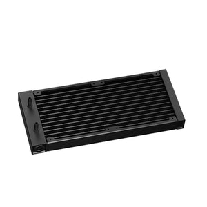DEEPCOOL MYSTIQUE 240 Liquid CPU cooler - Fluid Dynamic Bearing and 2.8" TFT LCD screen With Anti-Leak Technology - Black (R-LX550-BKDSNC-G-1)