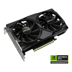PNY GeForce RTX 5060 8GB Models Graphics Card - 8GB GDDR7 Memory, Dual Fan With Blackwell Architecture, 3x Display Port / HDMI - (VCG50608DFXPB1)