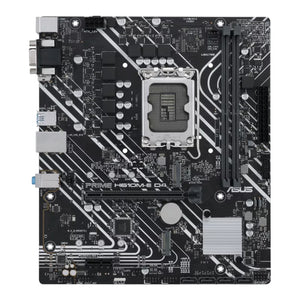 ASUS PRIME H610M-E-CSM Motherboard - Support 14th/13th/12th Gen Intel Processors, DIY Friendly With PCIe 4.0, 64GB DDR4 Max Memory, HDMI / Display Port