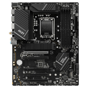 MSI PRO B760-P WIFI DDR4 Gaming Motherboard / ATX - Supports Intel 12th, 13th & 14th Gen Core Processors / LGA 1700 Socket / M.2 Gen4 Slots
