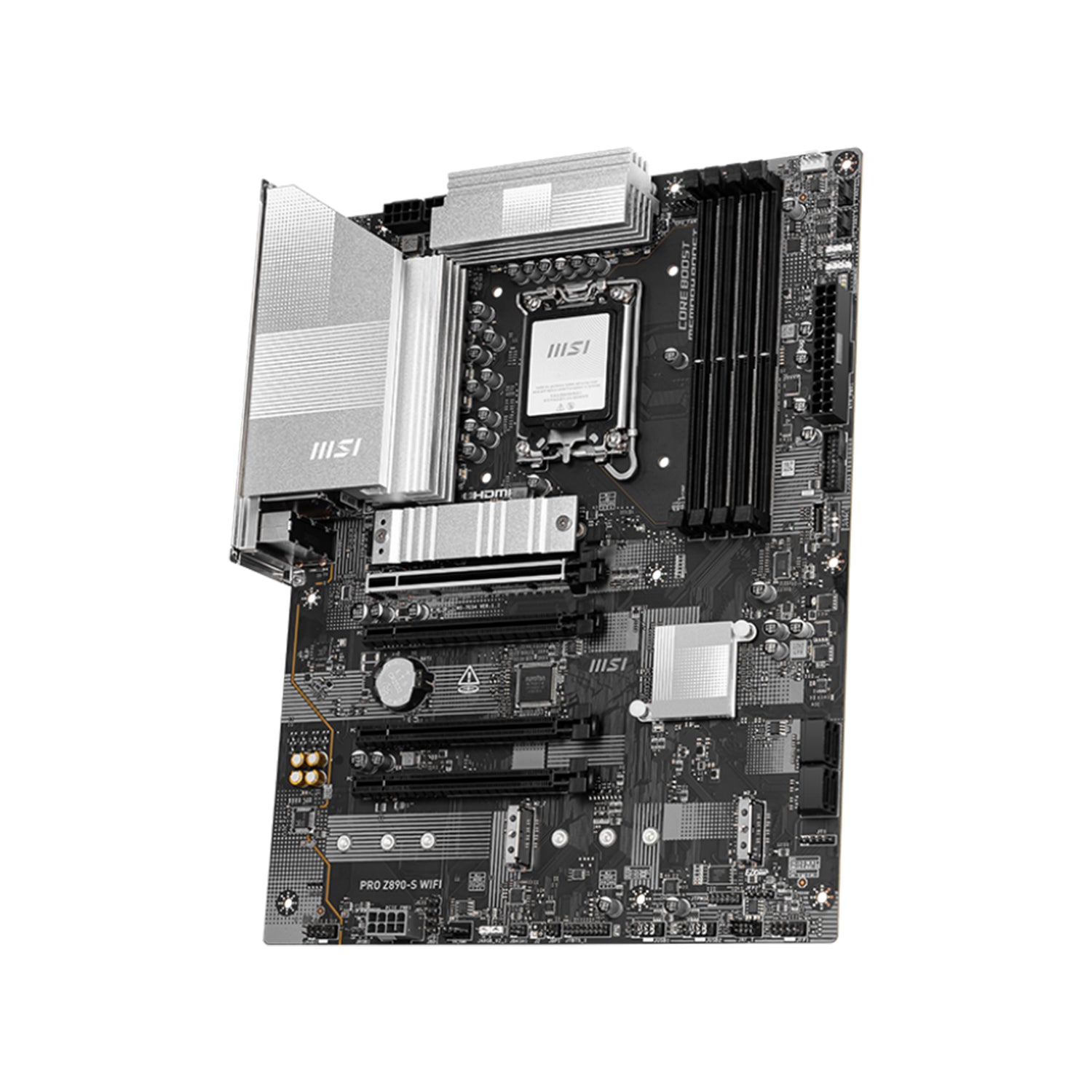 MSI PRO Z890-S WIFI Motherboard - Support Intel Core Ultra Processors (Series 2), Ready For AIPC With Frozr Design, 256GB DDR5 Max Memory, HDMI / Display Port
