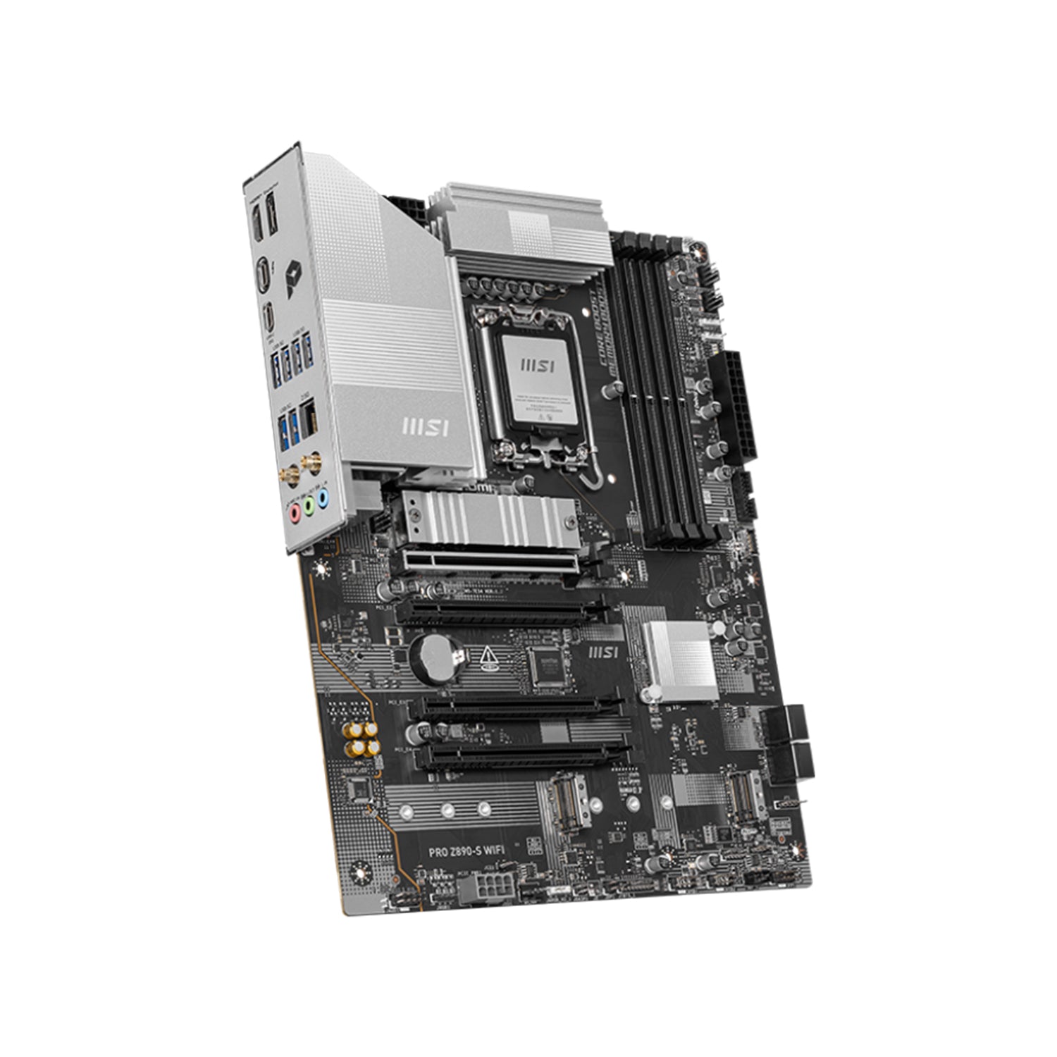 MSI PRO Z890-S WIFI Motherboard - Support Intel Core Ultra Processors (Series 2), Ready For AIPC With Frozr Design, 256GB DDR5 Max Memory, HDMI / Display Port