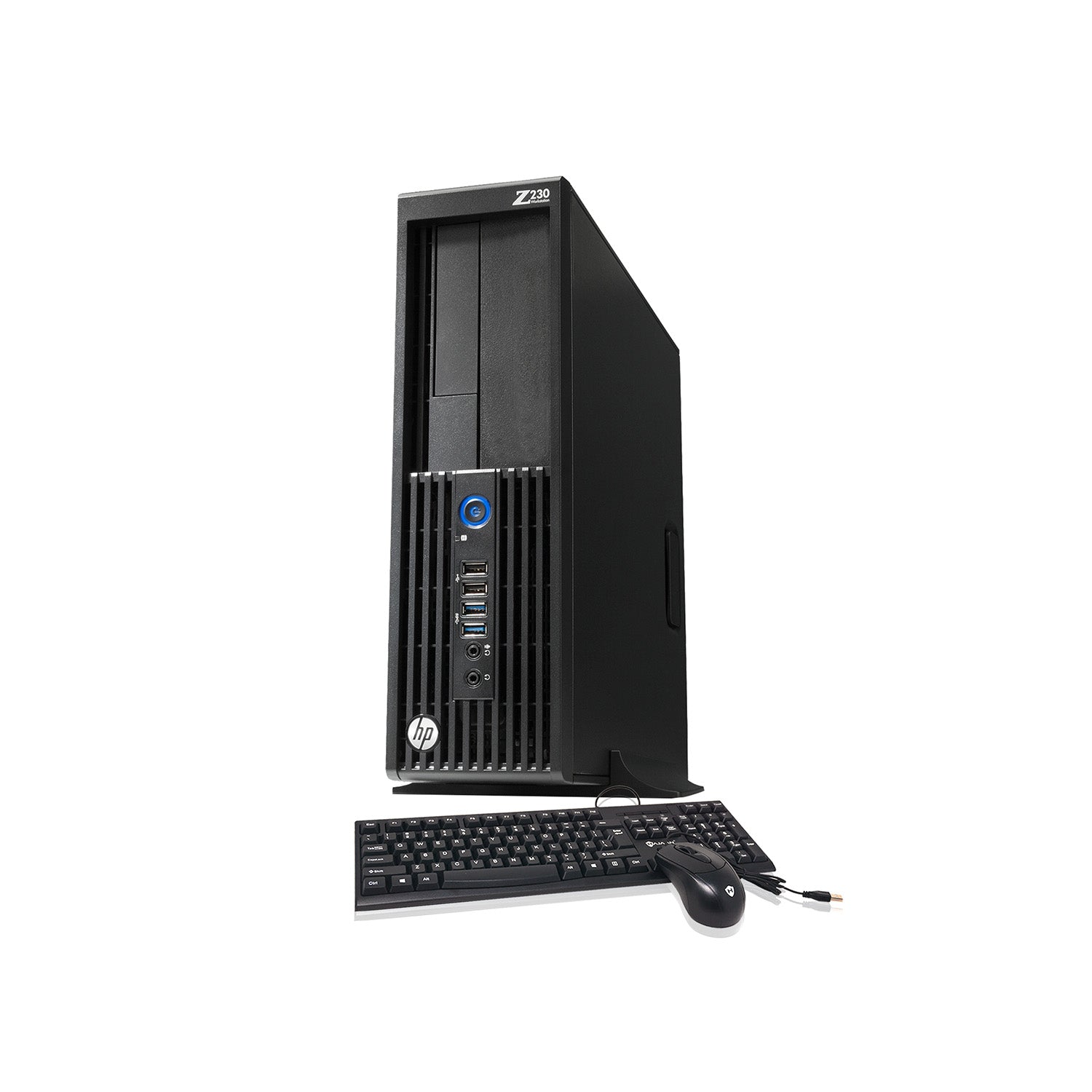 HP Workstation Z230 SFF Desktop PC Computer Core i5 4th Gen 4570 Upto 3.60 Ghz| 8GB - 32GB DDR3|256GB SSD - 1TB SSD| Win 10 Pro - 64 Bit New Keyboard & Mouse Combo WiFi Adapter