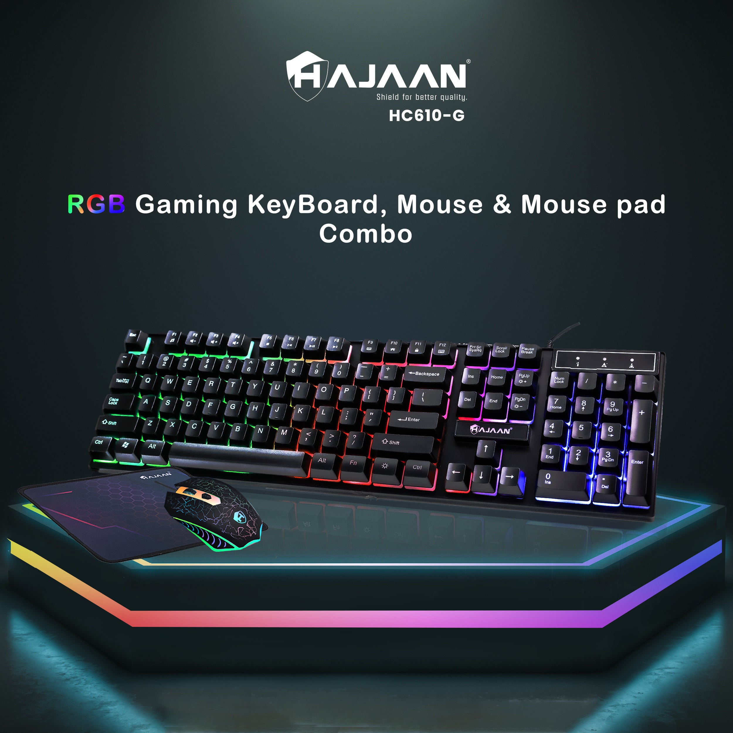 RGB Lights Desktop Computer - HP ProDesk i7 4770 3.4 GHz 16GB RAM 1TB SSD Win 10 Pro WIFI, Gaming Keyboard & Mouse - Refurbished