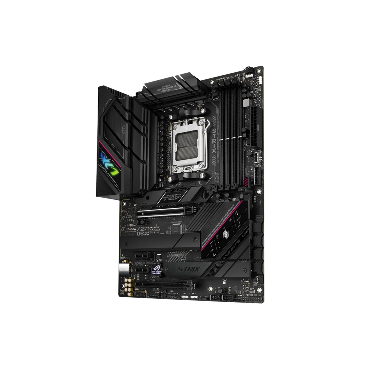 ASUS ROG STRIX B650E-F Gaming WIFI Motherboard, ATX - Support AMD Ryzen 9000/8000/7000 Series Desktop Processor, WiFi 6E With Aura Sync RGB lighting, HDMI / Display Port
