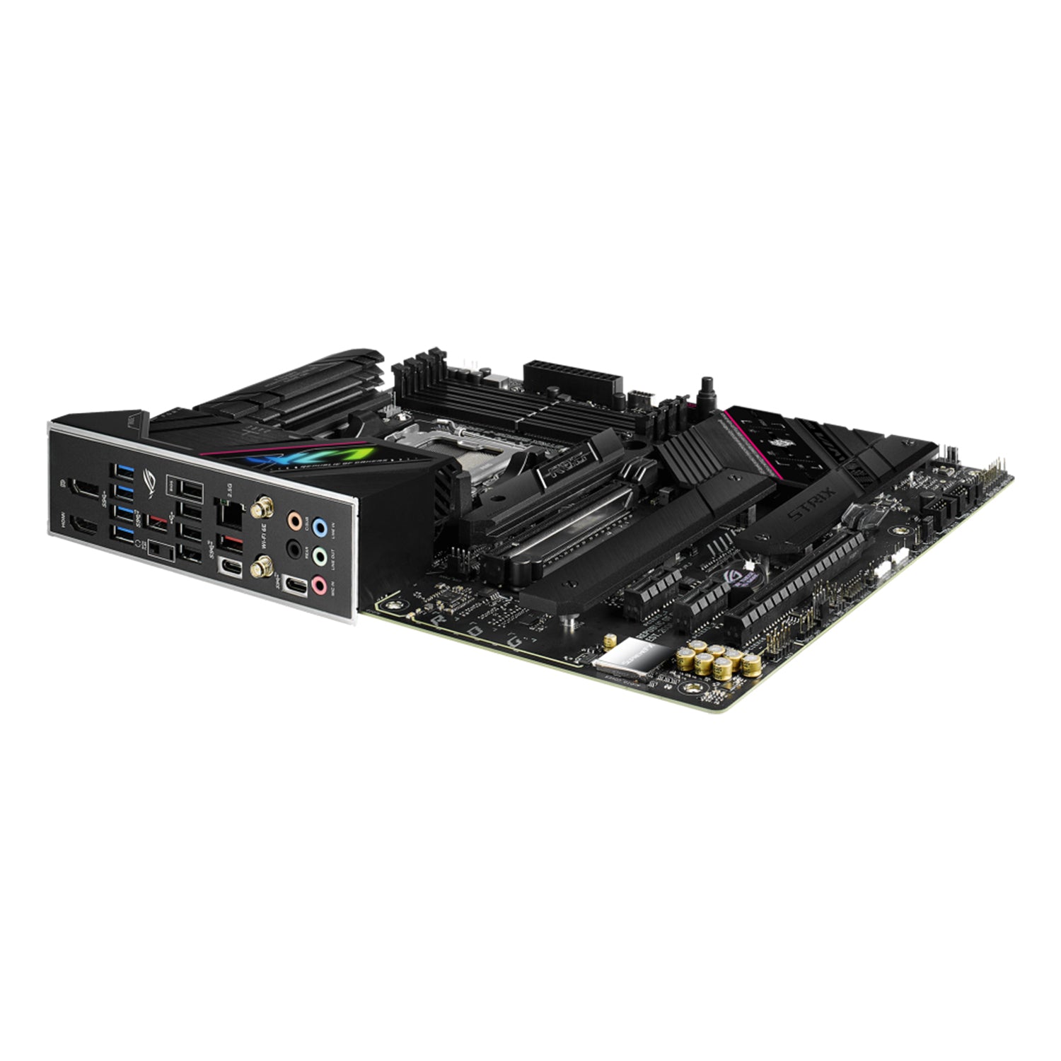 ASUS ROG STRIX B650E-F Gaming WIFI Motherboard, ATX - Support AMD Ryzen 9000/8000/7000 Series Desktop Processor, WiFi 6E With Aura Sync RGB lighting, HDMI / Display Port