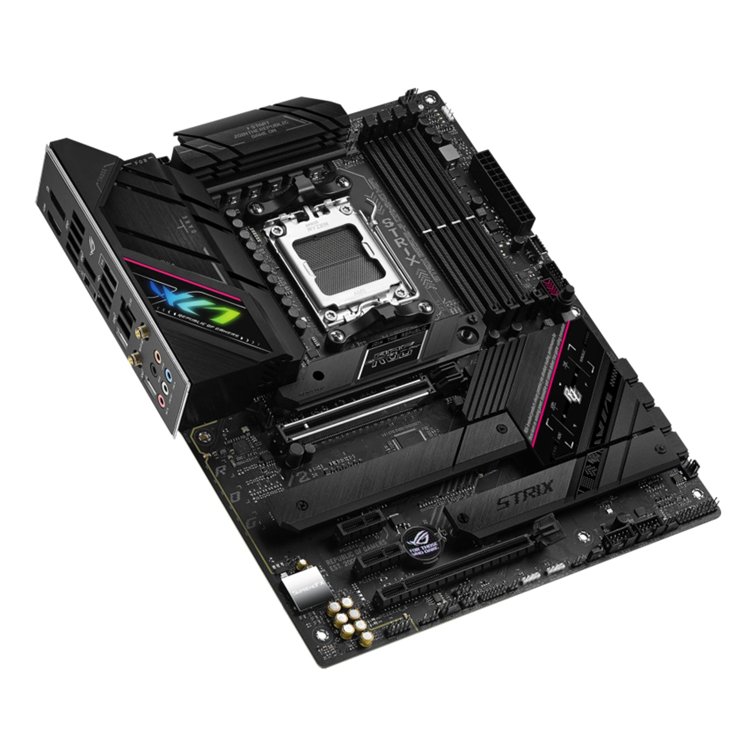 ASUS ROG STRIX B650E-F Gaming WIFI Motherboard, ATX - Support AMD Ryzen 9000/8000/7000 Series Desktop Processor, WiFi 6E With Aura Sync RGB lighting, HDMI / Display Port