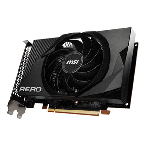 MSI Radeon RX 6400 AERO ITX 4G DDR6 Graphics Card PCIe 4 Single Fan FreeSync DirectX 12 VR Ready HDMI, DP