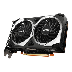 MSI Radeon RX 6500 XT MECH 2X 4G OC Graphics Card PCIe 4 Dual Fan, Supports 4K | 4GB DDR6 Video Card | HDMI, Display Ports