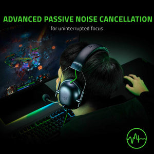 Razer BlackShark V2 X Wired Gaming Headset - With 7.1 Surround Sound, Advanced Passive Noise Cancellation, 3.5 mm Audio Jack - for PC, Mac, PS4, Xbox One