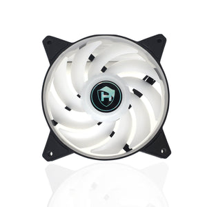 Hajaan 120 mm 3-Pack Computer case Fan,High Airflow RGB Effect Case Fan for PC Cooling with Remote Controller, Remote Control RGB LED FAN