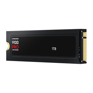 SAMSUNG 9100 PRO With Heatsink Solid State Drive - 1TB NVMe M.2 SSD, R/W Speed Up to 14,700/ 13,300 MB/s, PCIe Gen 5.0, NVMe 2.0, V-NAND - (MZ-VAP1T0CW)