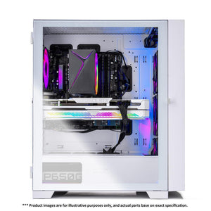 SKYTECH SHIVA II Gaming Desktop Computer PC - White | 650W Gold PSU| Intel Core i5 - 12400F Processor | GeForce RTX 3060 Ti | 16GB DDR4 RAM | 1TB NVMe SSD + 8TB HDD| Windows 11 Home | AC WiFi