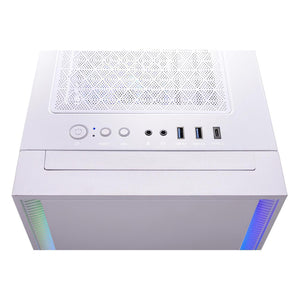 SKYTECH SHIVA II Gaming Desktop Computer PC - White | 650W Gold PSU| Intel Core i5 - 12400F Processor | GeForce RTX 3060 Ti | 16GB DDR4 RAM | 1TB NVMe SSD + 8TB HDD| Windows 11 Home | AC WiFi