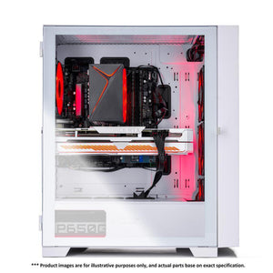 SKYTECH SHIVA II Gaming Desktop Computer PC - White | 650W Gold PSU| Intel Core i5 - 12400F Processor | GeForce RTX 3060 Ti | 16GB DDR4 RAM | 1TB NVMe SSD + 8TB HDD| Windows 11 Home | AC WiFi