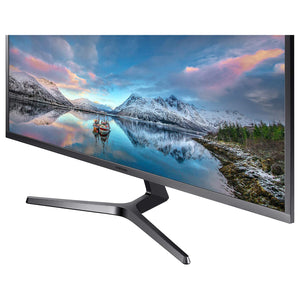 SAMSUNG 34-Inch Ultra-Wide WQHD With 21:9 Wide Screen Monitor - 75Hz Refresh Rate, VA FreeSync With Flicker-Free - Dark Blue Grey (LS34J552WQNXZA)