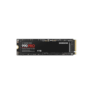SAMSUNG 990 PRO Internal Solid State Drive - 1TB NVMe M.2 SSD, R/W Speed Up to 7,450/ 6,900 MB/s, PCIe Gen 4.0, NVMe 2.0, V-NAND (MZ-V9P1T0B/AM)