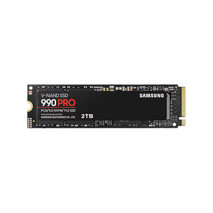 SAMSUNG 990 PRO Internal Solid State Drive - 2TB NVMe M.2 SSD, R/W Speed Up to 7,450/ 6,900 MB/s, PCIe Gen 4.0, NVMe 2.0, V-NAND (MZ-V9P2T0B/AM)