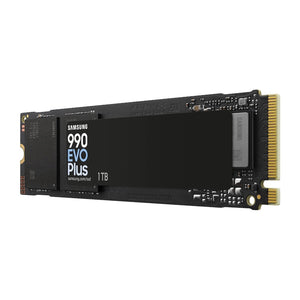 SAMSUNG 990 EVO PLUS Internal Solid State Drive - 1TB NVMe M.2 SSD, R/W Speed Up to 7,250/6,300 MB/s, PCIe Gen 4.0, NVMe 2.0, V-NAND (MZ-V9S1T0B/AM)