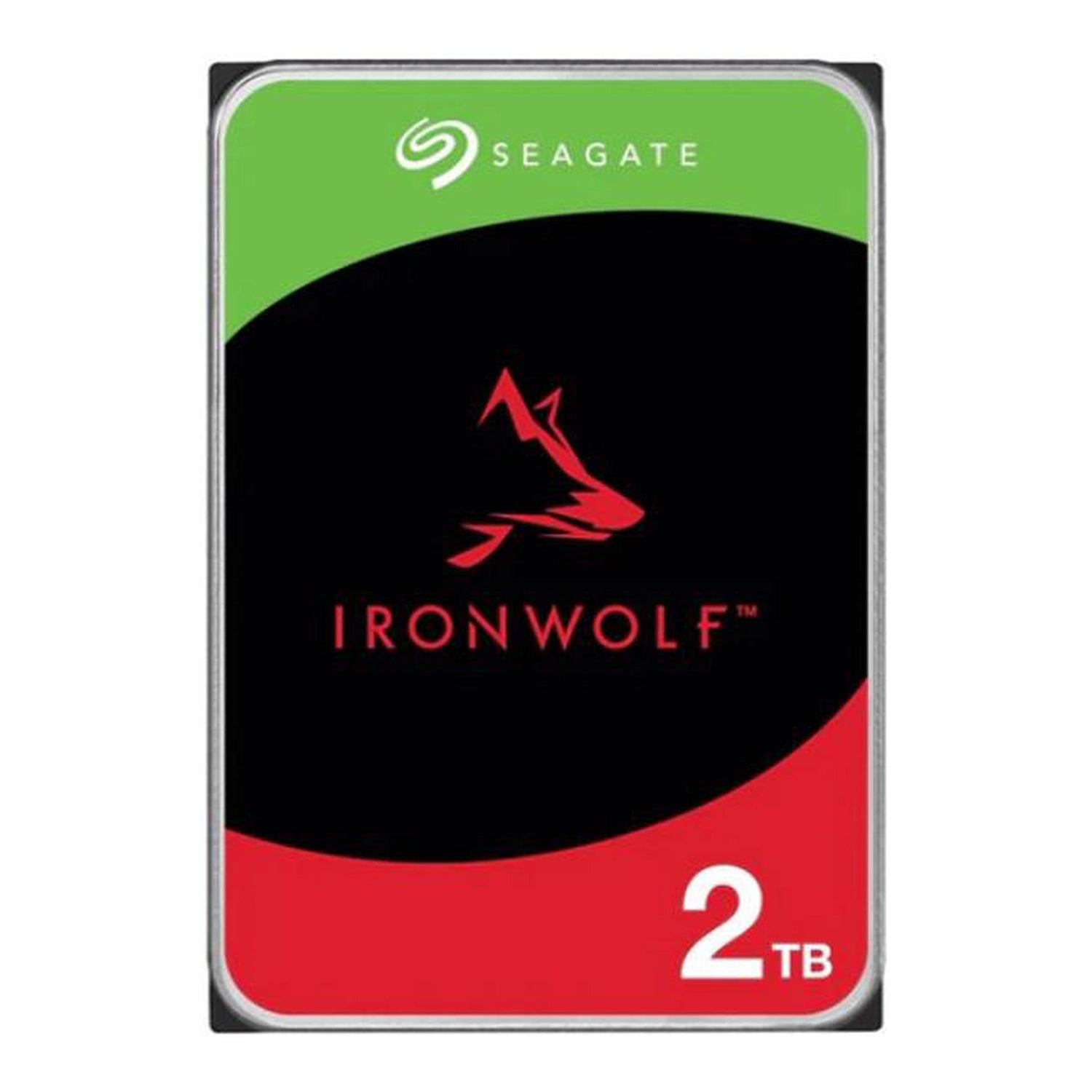 Seagate Ironwolf 2TB HDD Internal Hard Drive (3.5 Inch) SATA 6 Gb/s, 5400 RPM, 256 MB Cache - High performance for Computer Desktop PC (ST2000VN003)