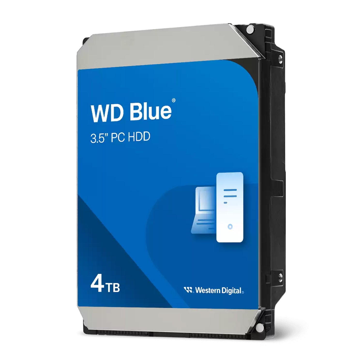 Western Digital 3.5 Inch, 4TB WD Blue PC Desktop Hard Drive HDD - 5400 RPM, SATA 6Gb/s, 256 MB Cache, SMR Recording Technology - (WD40EZAZ)