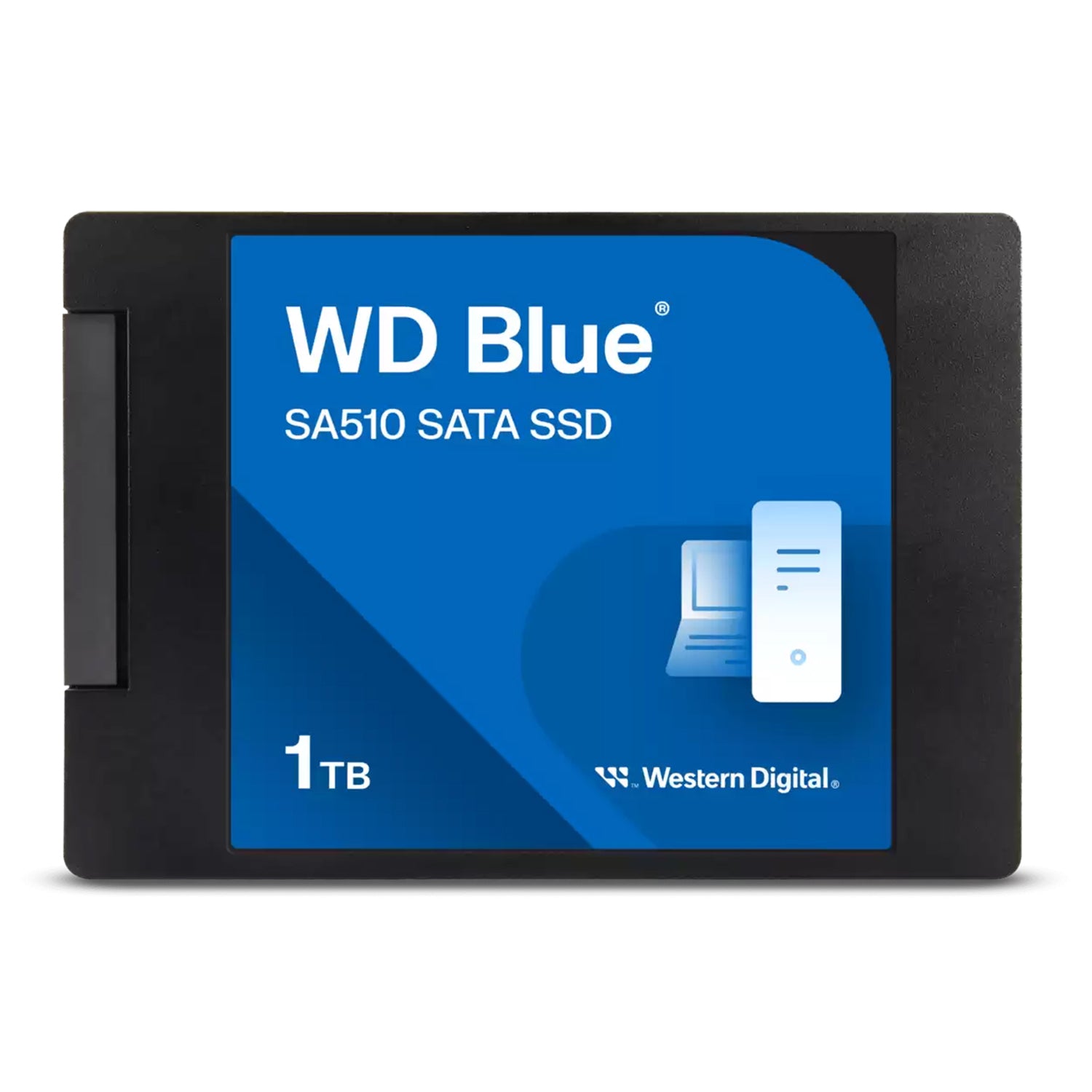 Western Digital 1TB SSD - SATA III 2.5" 7mm Blue, R/W Speed Up to 560/520 MB/s - WDS100T3B0A