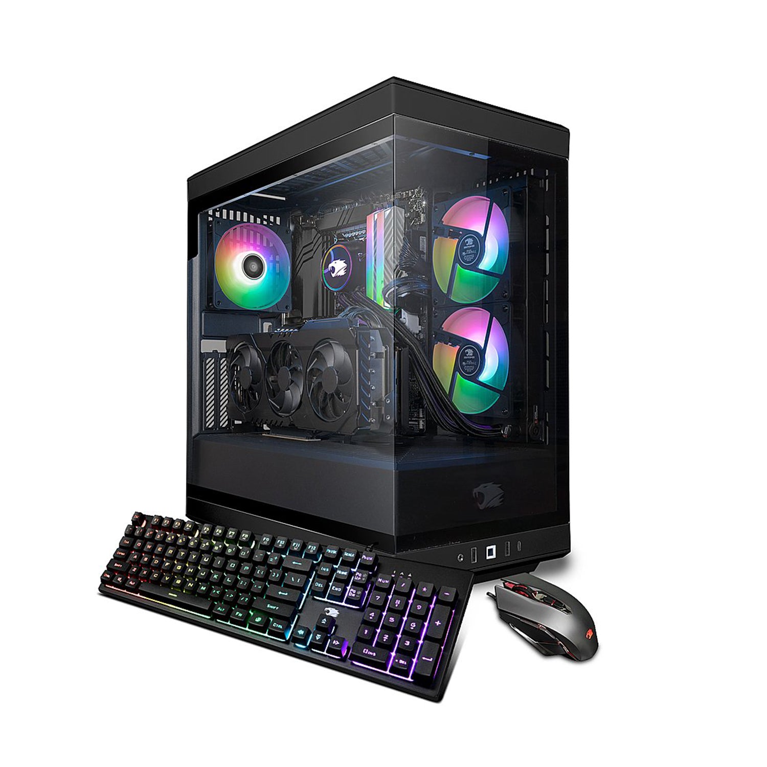 iBUYPOWER Gaming PC - Intel i9 13900KF 3.0 GHz, 32GB DDR5 RAM, 1TB NVMe + 1TB HDD, Geforce RTX 4070 Ti 12 GB,  Windows 11 Home - Y40314i