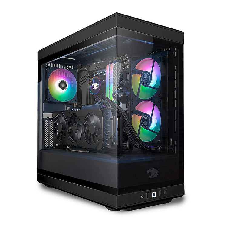 iBUYPOWER Gaming PC - Intel i9 13900KF 3.0 GHz, 32GB DDR5 RAM, 1TB NVMe + 1TB HDD, Geforce RTX 4070 Ti 12 GB,  Windows 11 Home - Y40314i