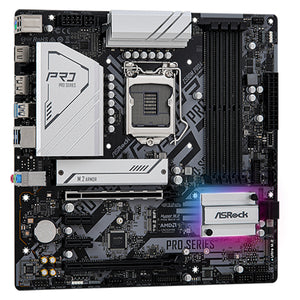 ASRock Z590M PRO4 Motherboard, ATX - Support 11th/10th Gen Intel Processors, 12 Phase Dr.MOS Power Design, PCIe 4.0 With 128GB DDR4 Max Memory, HDMI, Display Port