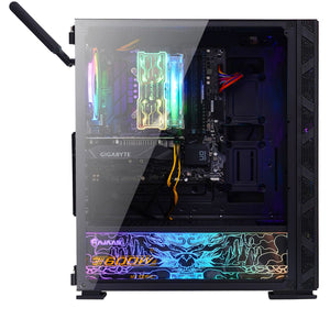 HAJAAN BREEZE PRO Gaming PC Desktop Tower 32GB DDR4 RAM, 1TB SSD, Wifi, Windows 11 Pro