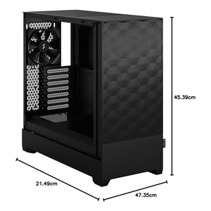 FRACTAL DESIGN Pop Air Black ATX High-Airflow Solid Panel Mid Tower Computer Case - (FD-C-POA1A-01)