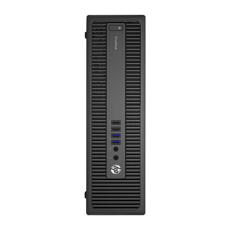 HP ProDesk 600 G2 SFF Desktop Computer PC - Intel Core i7 - 6th Gen Up to 4.00 GHz Processor, 16GB - 32GB DDR4 RAM, 512GB - 2TB SSD, Windows 10 Pro, Wired Keyboard and Mouse - Refurbished