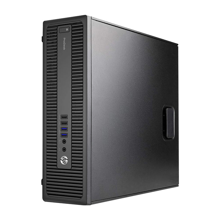 HP ProDesk 600 G2 SFF Desktop Computer PC - Intel Core i7 - 6th Gen Up to 4.00 GHz Processor, 16GB - 32GB DDR4 RAM, 512GB - 2TB SSD, Windows 10 Pro, Wired Keyboard and Mouse - Refurbished
