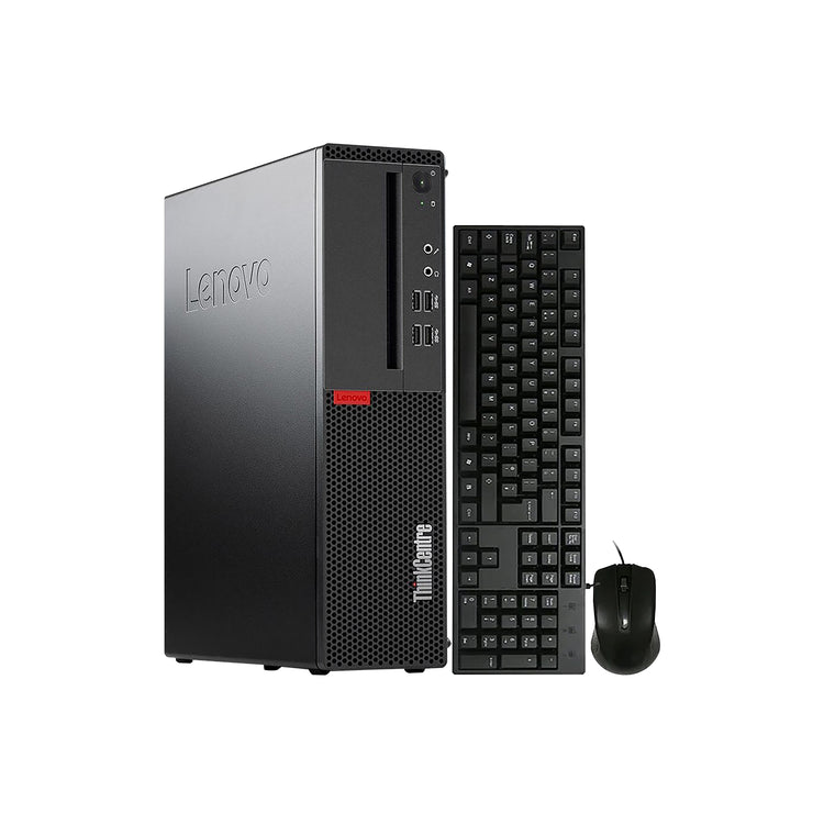 Lenovo ThinkCentre M910s SFF Desktop Computer PC | Intel Core i7 - 6th Gen Processor Up to 4.00 GHz | 16GB - 32GB DDR4 RAM | 512GB - 2TB SSD | Wired Keyboard and Mouse | Windows 10 Pro - Refurbished
