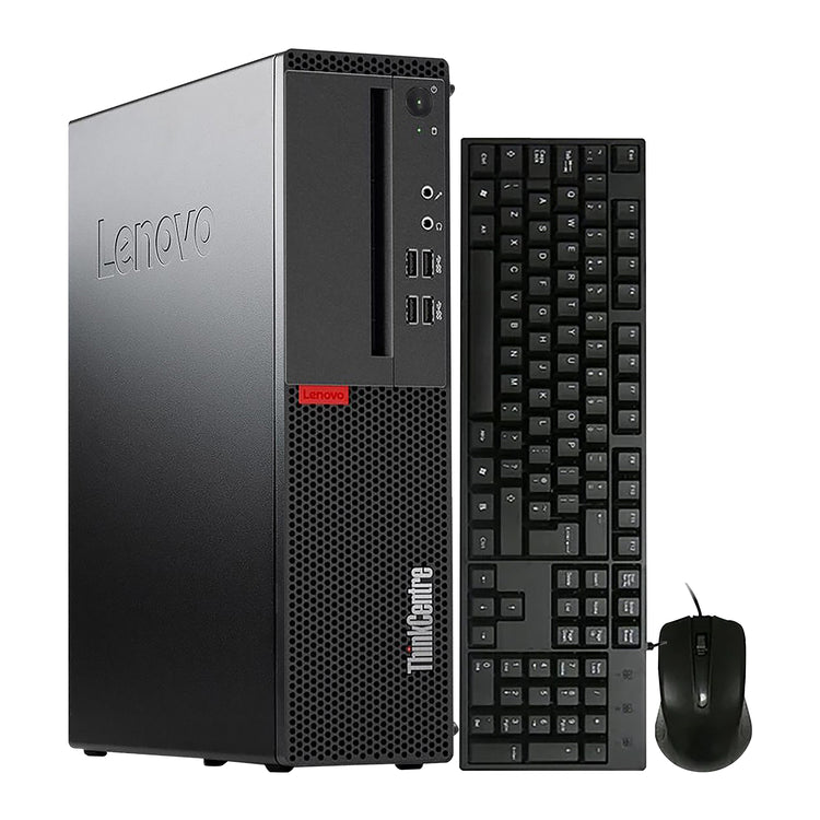 Lenovo ThinkCentre M910s SFF Desktop Computer PC | Intel Core i7 - 6th Gen Processor Up to 4.00 GHz | 16GB - 32GB DDR4 RAM | 512GB - 2TB SSD | Wired Keyboard and Mouse | Windows 10 Pro - Refurbished