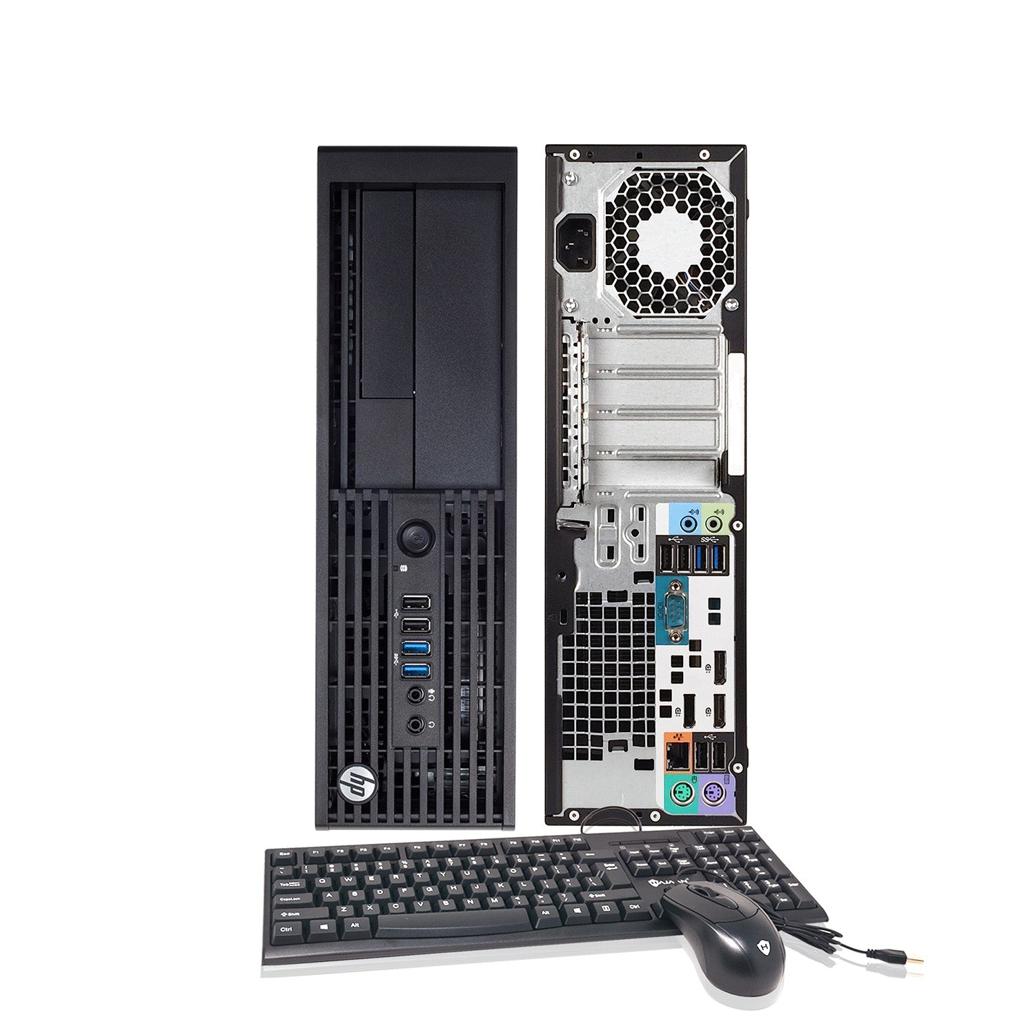 HP Workstation Z230 SFF Desktop PC Computer Core i7 4th Gen 4770 Upto 3.90 Ghz| 8GB - 32GB DDR3|256GB SSD - 1TB SSD| Win 10 Pro - 64 Bit New Keyboard & Mouse Combo WiFi Adapter
