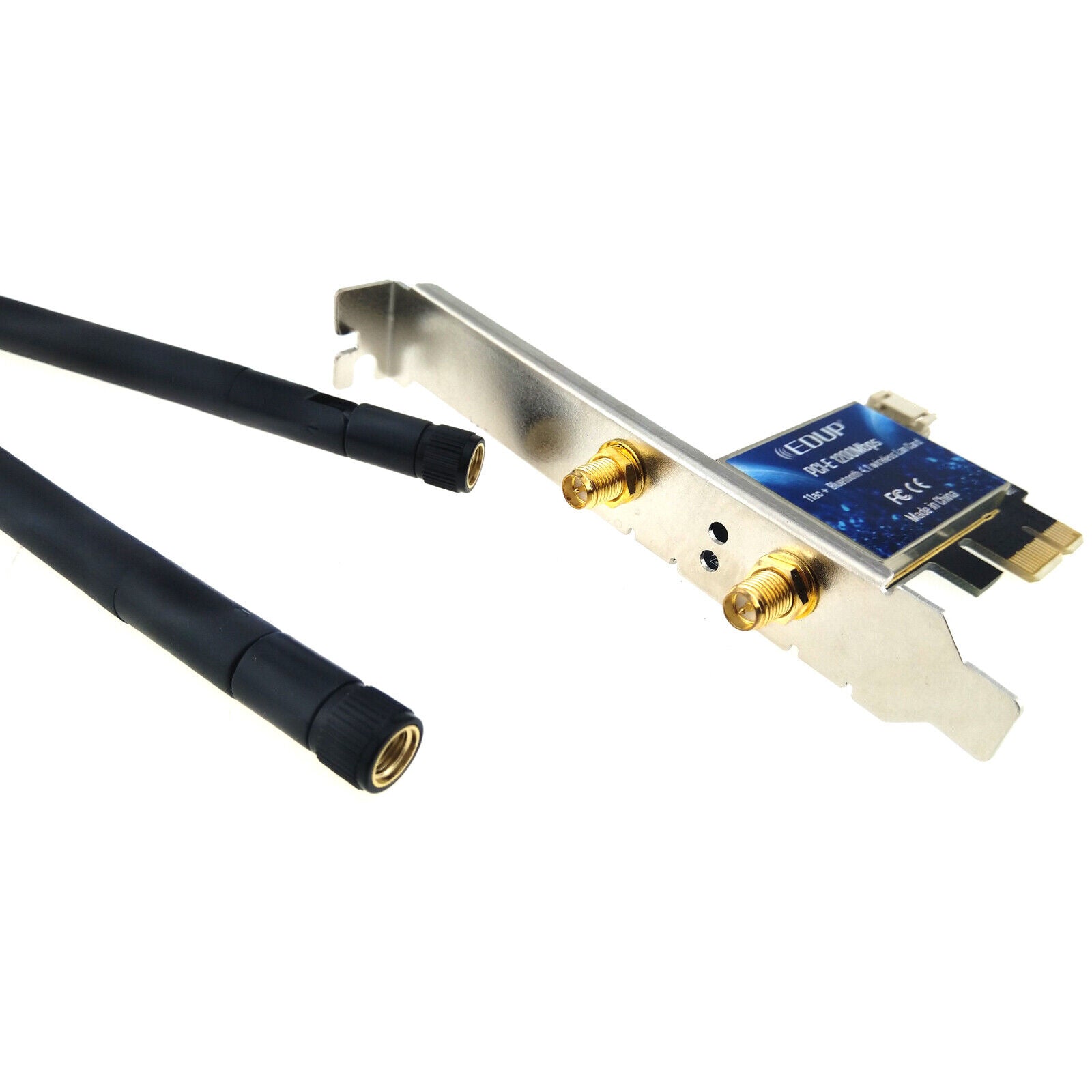 PCIe Wireless Adapter Dual Band AC 1200Mbps Card EDUP EP-9620 for WiFi Bluetooth