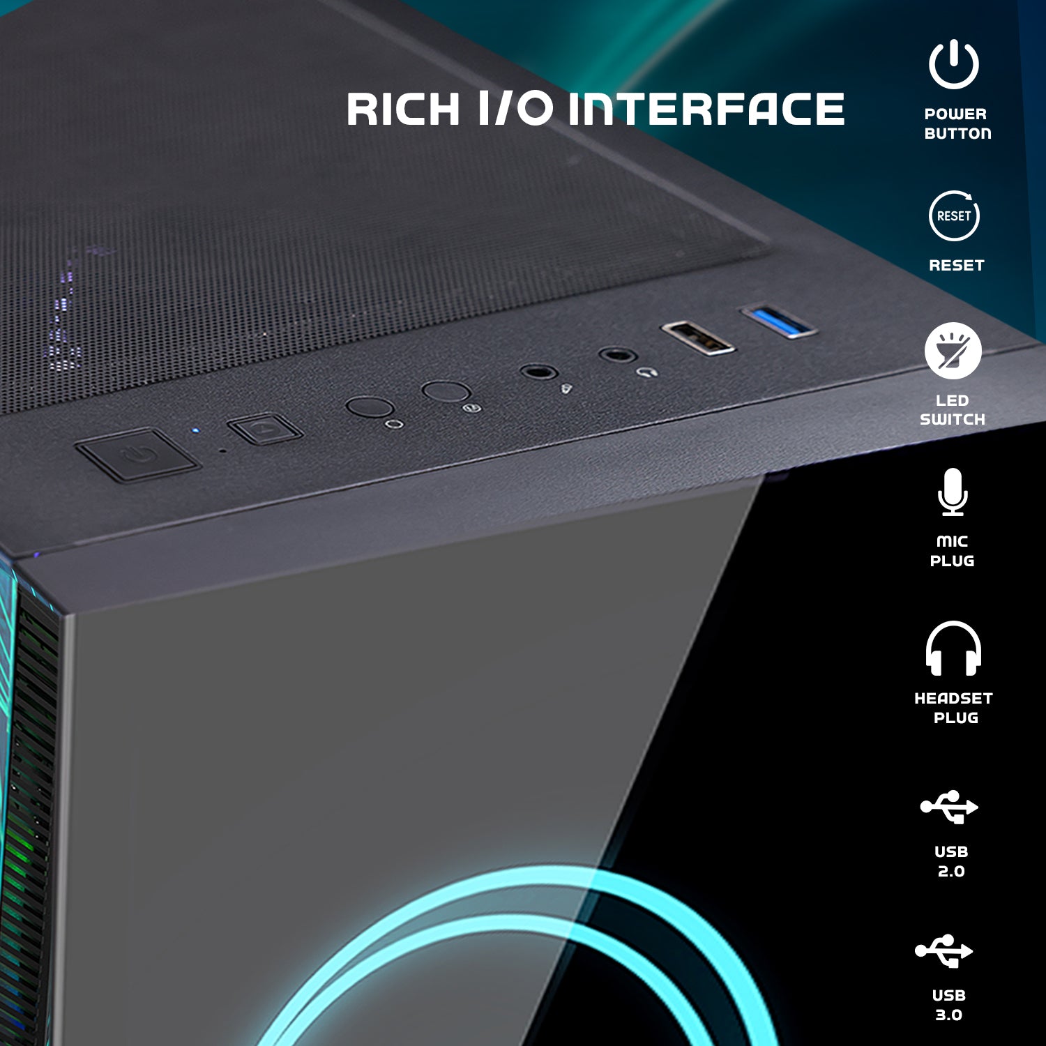 HAJAAN Gaming PC | 27” Inch Curved Gaming Monitor | Intel Core i7 Processor | GeForce RTX 3050 | Wi-Fi Ready | Windows 11 Pro
