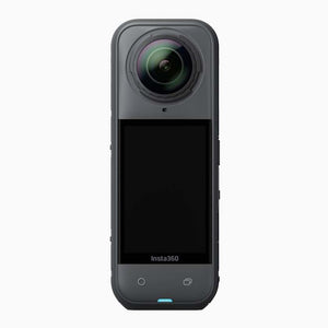 Insta360 Camera X5 Standard Bundle - Waterproof 8K 360 Action Camera, Built-in Wind Guard, Invisible Selfie Stick Effect With Replaceable Lens Guards (CINSAAHA-X501)