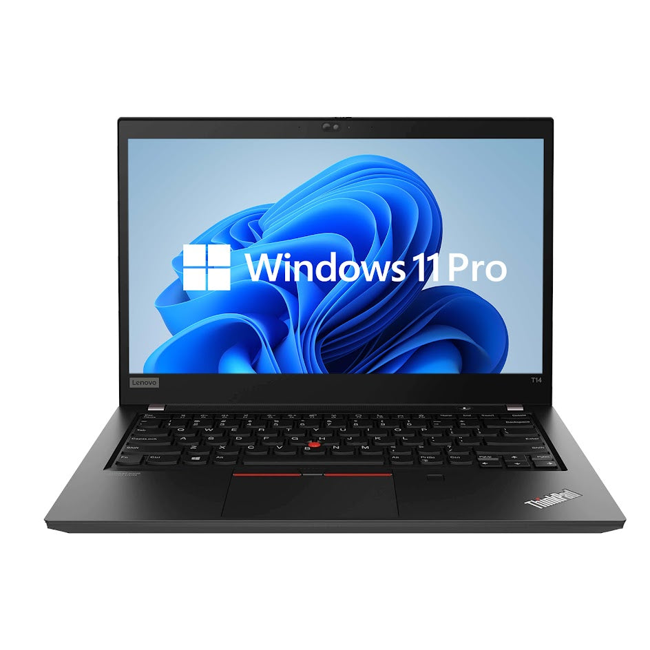 Lenovo ThinkPad T14 High-Performance Windows 11 Pro Backlight Laptop, 14-Inch FHD Screen, Intel Core i5/i7 -10th Gen Processor, 16GB - 32GB DDR4 RAM, 256GB - 2TB SSD, Bluetooth / Webcam - Refurbished