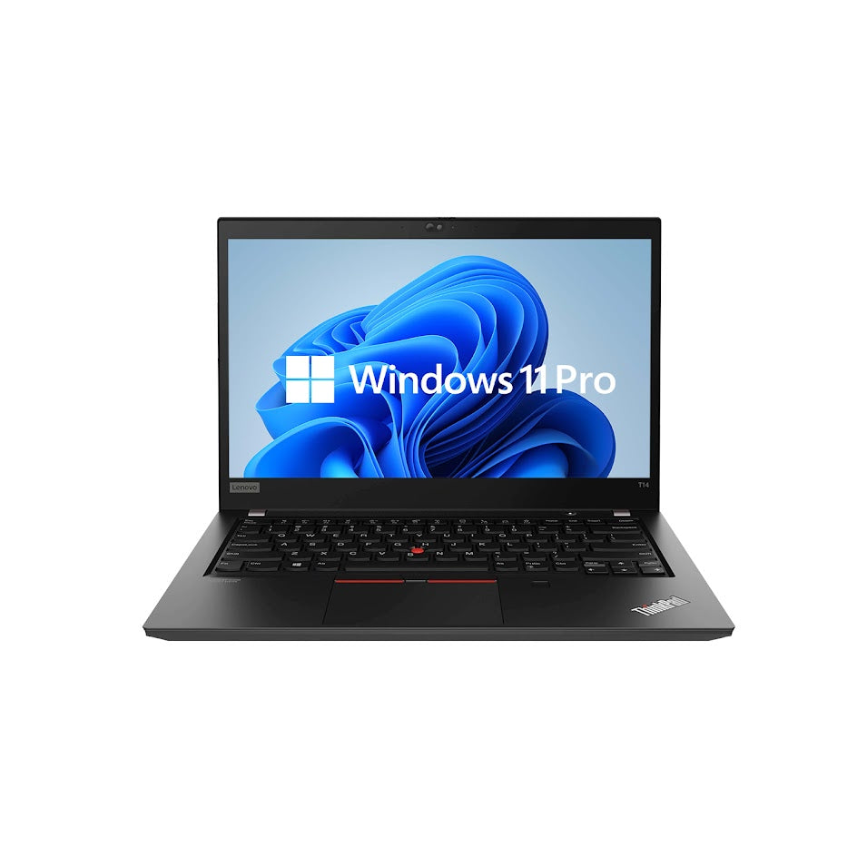 Lenovo ThinkPad T14 High-Performance Windows 11 Pro Backlight Laptop, 14-Inch FHD Screen, Intel Core i5/i7 -10th Gen Processor, 16GB - 32GB DDR4 RAM, 256GB - 2TB SSD, Bluetooth / Webcam - Refurbished