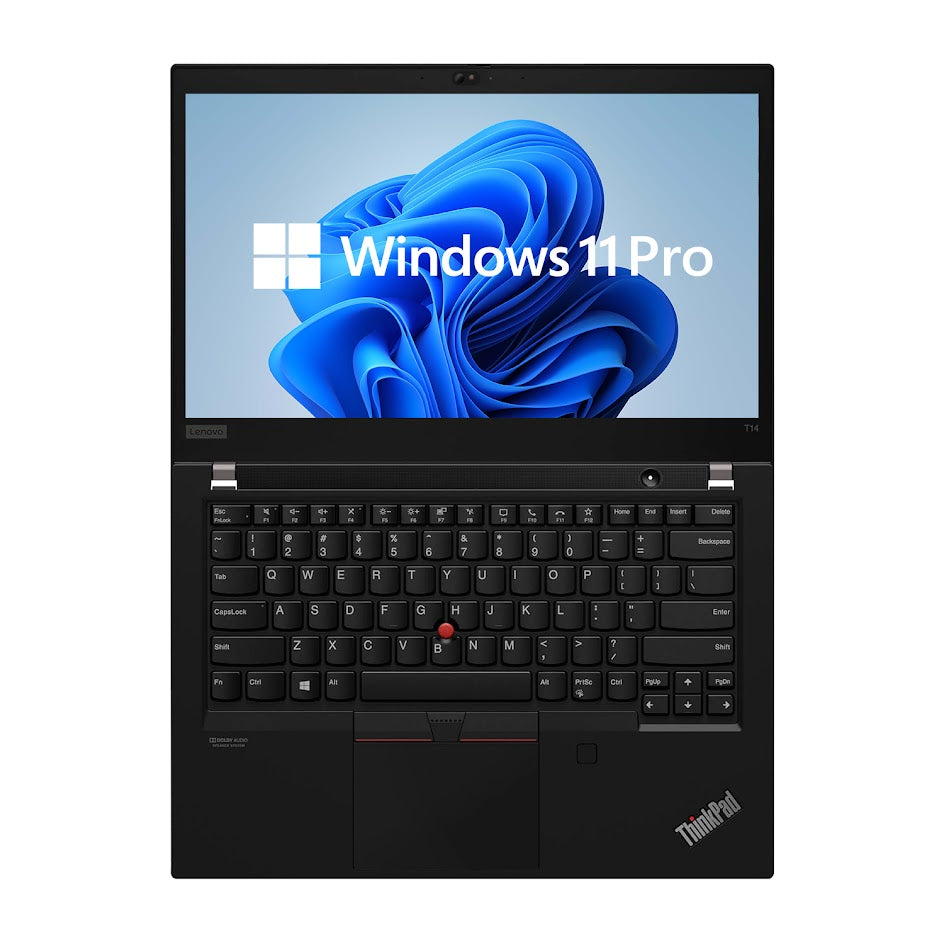 Lenovo ThinkPad T14 High-Performance Windows 11 Pro Backlight Laptop, 14-Inch FHD Screen, Intel Core i5/i7 -10th Gen Processor, 16GB - 32GB DDR4 RAM, 256GB - 2TB SSD, Bluetooth / Webcam - Refurbished