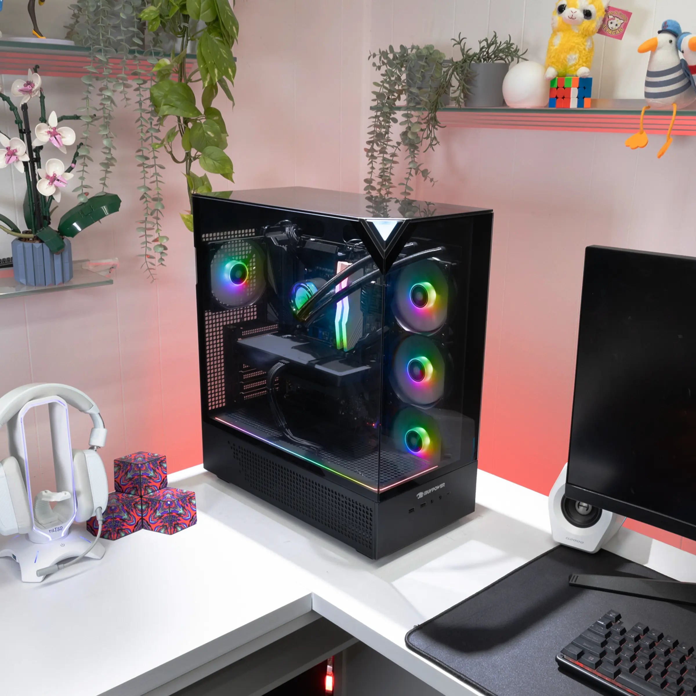 iBUYPOWER Gaming Liquid Cooler PC - AMD Ryzen 7 9800X3D  Up to 5.2 GHz Processor, 32GB DDR5 RAM, 2TB M.2 NVMe SSD, NVIDIA GeForce RTX 5070, Windows 11 Home - (EBA7N5701)