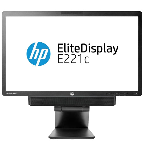 HP EliteDisplay E221c 22-Inch FHD WideScreen Monitor - IPS Panel Display With Built-In 720p HD Webcam Speaker, VGA / Display Port