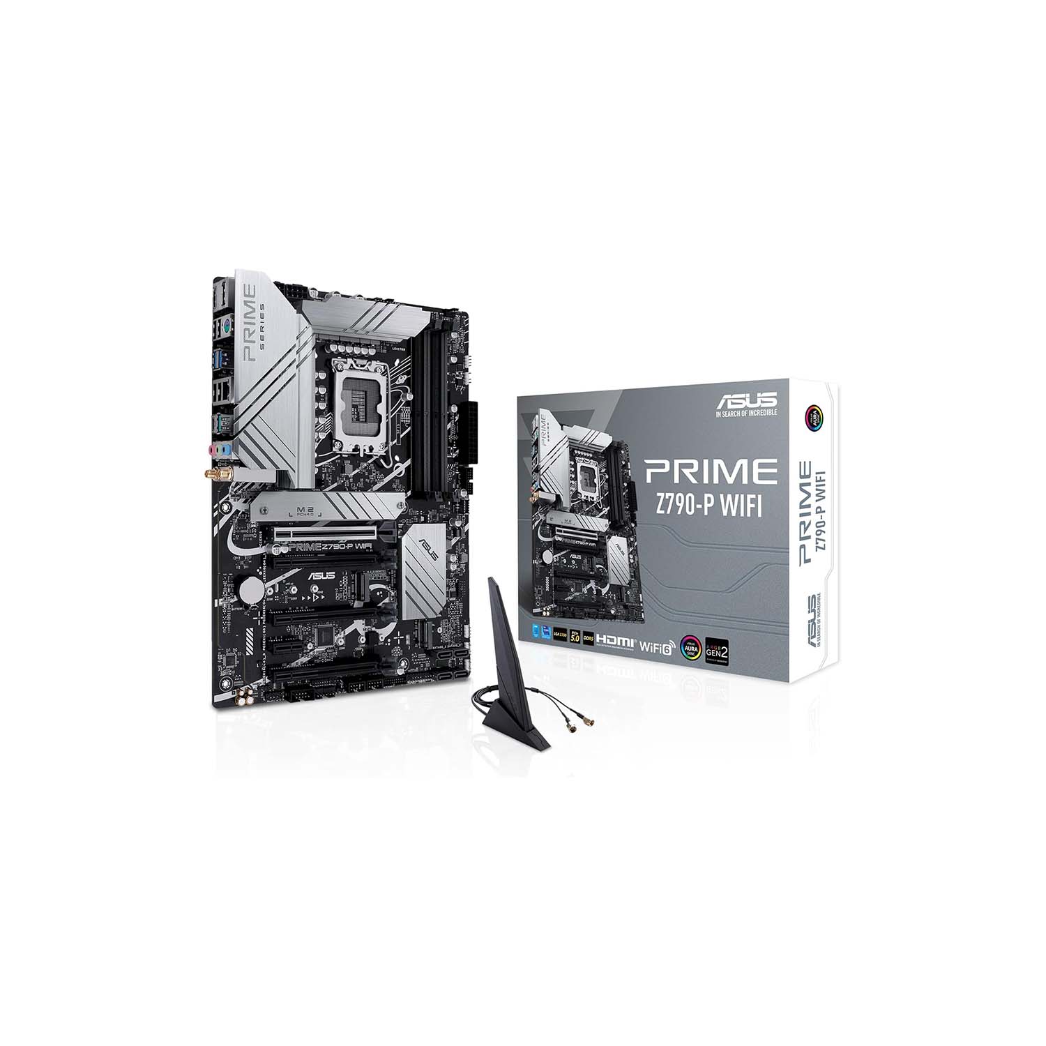 ASUS Prime Z790-P Wi-Fi Intel LGA 1700 Socket, DDR5 ATX Motherboard - Supports 14th/13th/12th Gen Intel Processors, PCIe 5.0 Slot With Robust Power Design, HDMI / Display Port