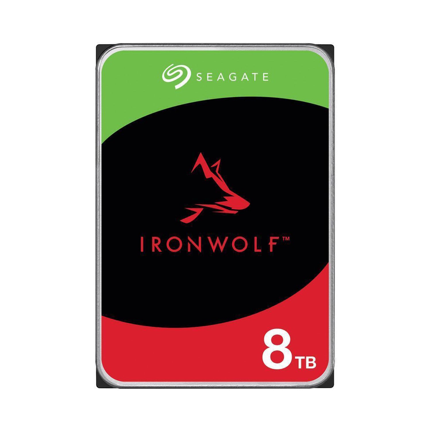 Seagate Ironwolf 8TB HDD Internal Hard Drive (3.5 Inch) SATA 6 Gb/s, 7200 RPM 256 MB Cache - High performance PC or Laptop Memory and Storage for IT Pros, Creators, Everyday Users (ST8000VN004)