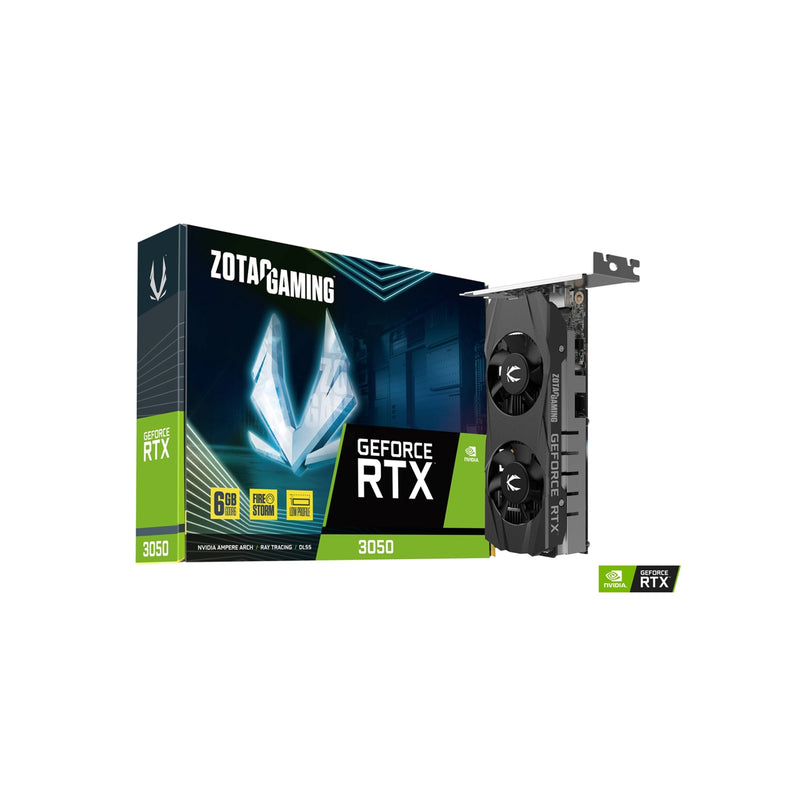 ZOTAC Gaming GeForce RTX 3050 Graphics Card, 6GB GDDR6 LP - (ZT-A30510L-10L)