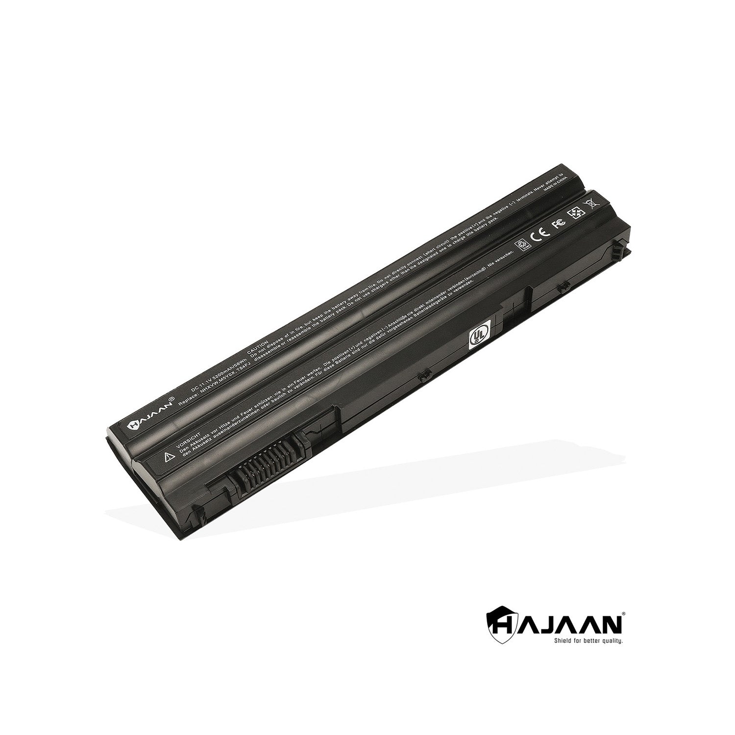 HAJAAN New Genuine Laptop Battery for DELL Latitude E6430 E6420 E6520 E6530 E5430 E5520 E5420 E5530 T54FJ M5Y0X -High Performance (Li-ion, 5200mAh / 58Wh, 6-Cells,11.1V) 1 Year Warranty