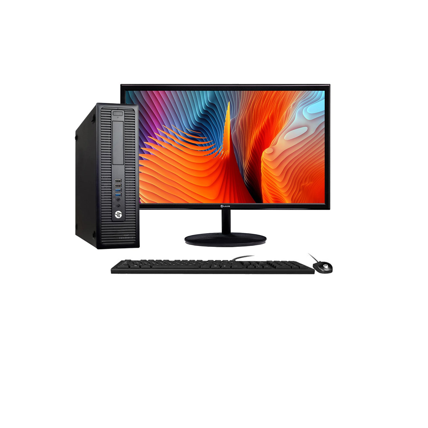 HP ProDesk SFF Desktop Computer with 22 inch Monitor - Intel Core i7-4770 Processor 3.40 GHz |8GB - 16GB DDR3 RAM| 256GB - 512GB SSD| Windows 10 Professional WIFI